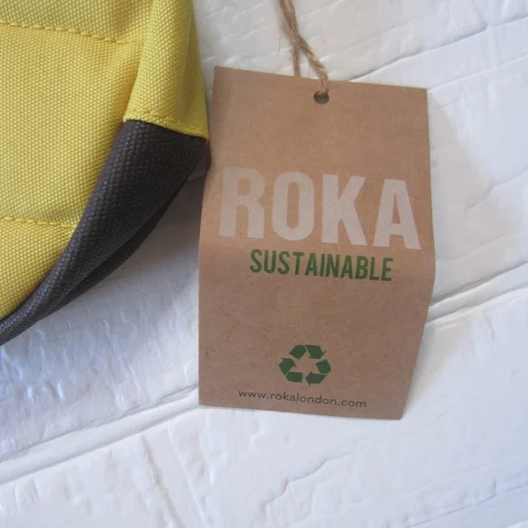 NWT ROKA PADDINGTON CROSSBODY BAG IN CUSTARD - Size Small/medium - Picture 4 of 6